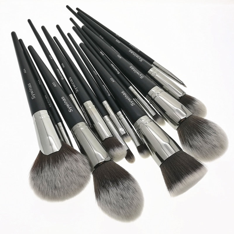 High Quality Black Makeup Brush Set