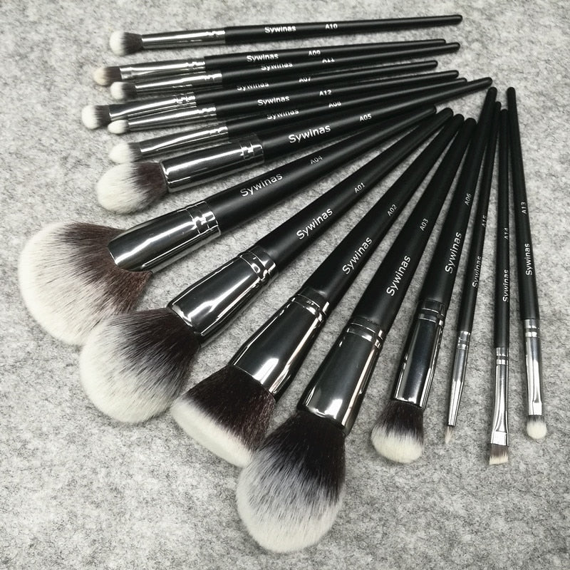 High Quality Black Makeup Brush Set