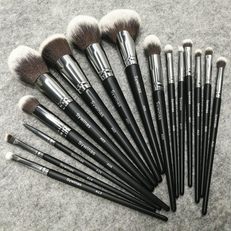 High Quality Black Makeup Brush Set